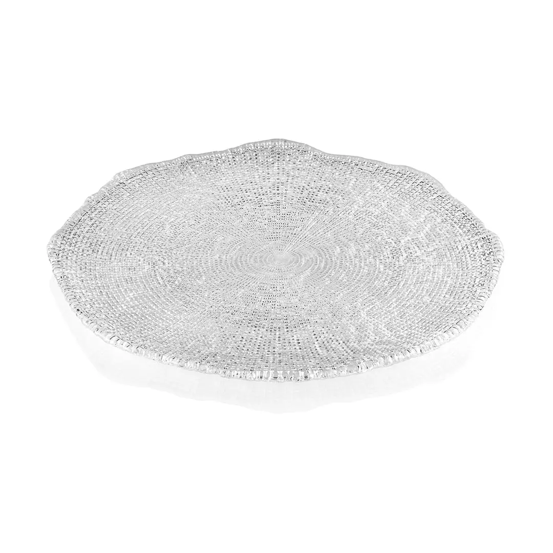 Diamanté piatto trasparente Ø 34 cm