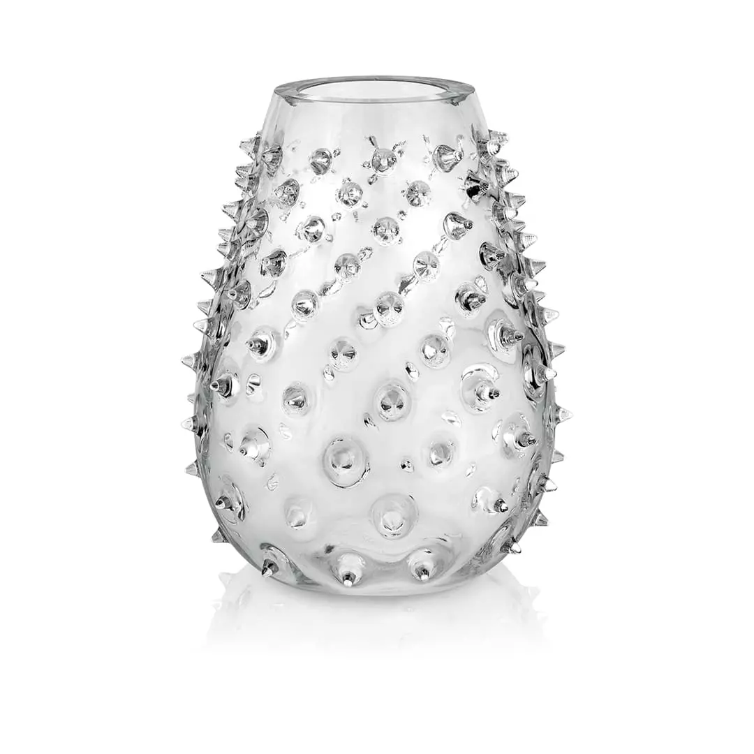 Gothic transparent vase H 32 cm