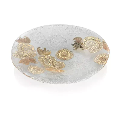 Pashmina centerpiece gold decoration