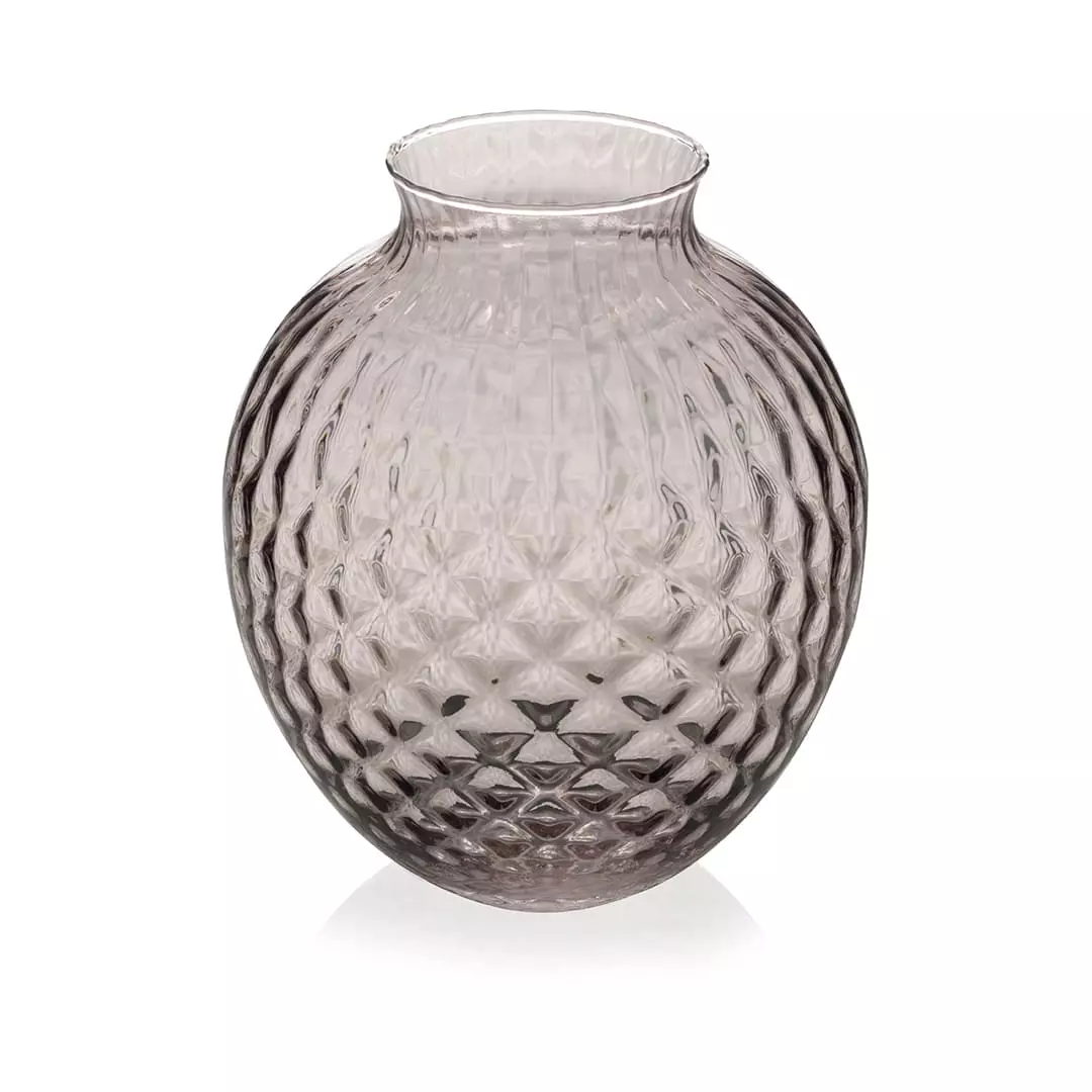 Infiore vase dove gray H 25 cm