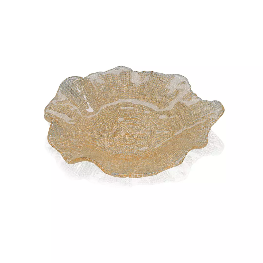 Folies gold plate Ø 28 cm