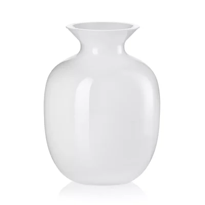 Rialto large white encased vase H 30 cm