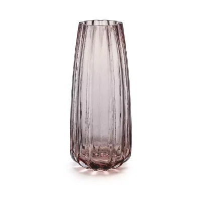 Oyster vaso basso rosa Ø 12,5 cm H 29 cm