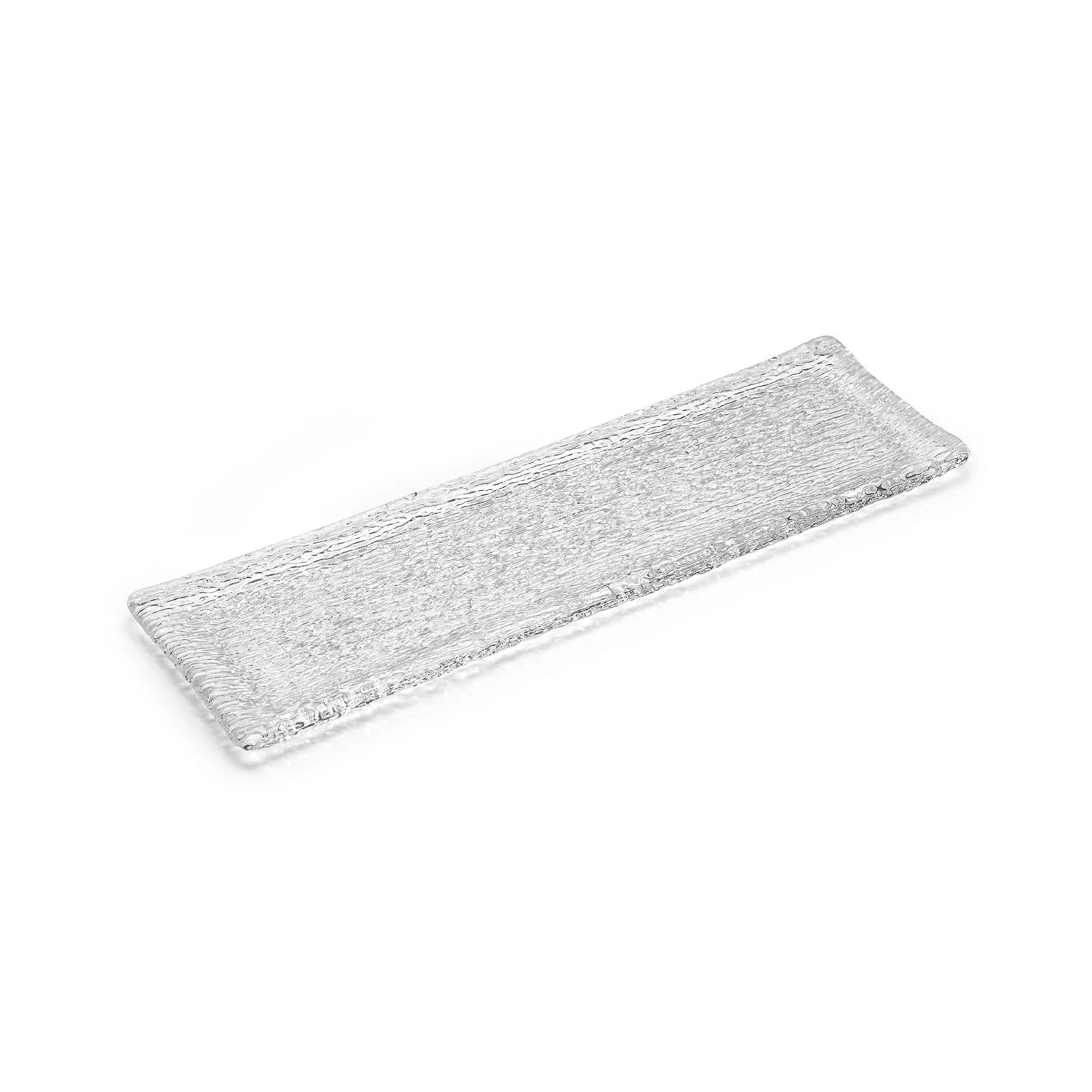 Infinity vassoio rettangolare trasparente 40x13 cm