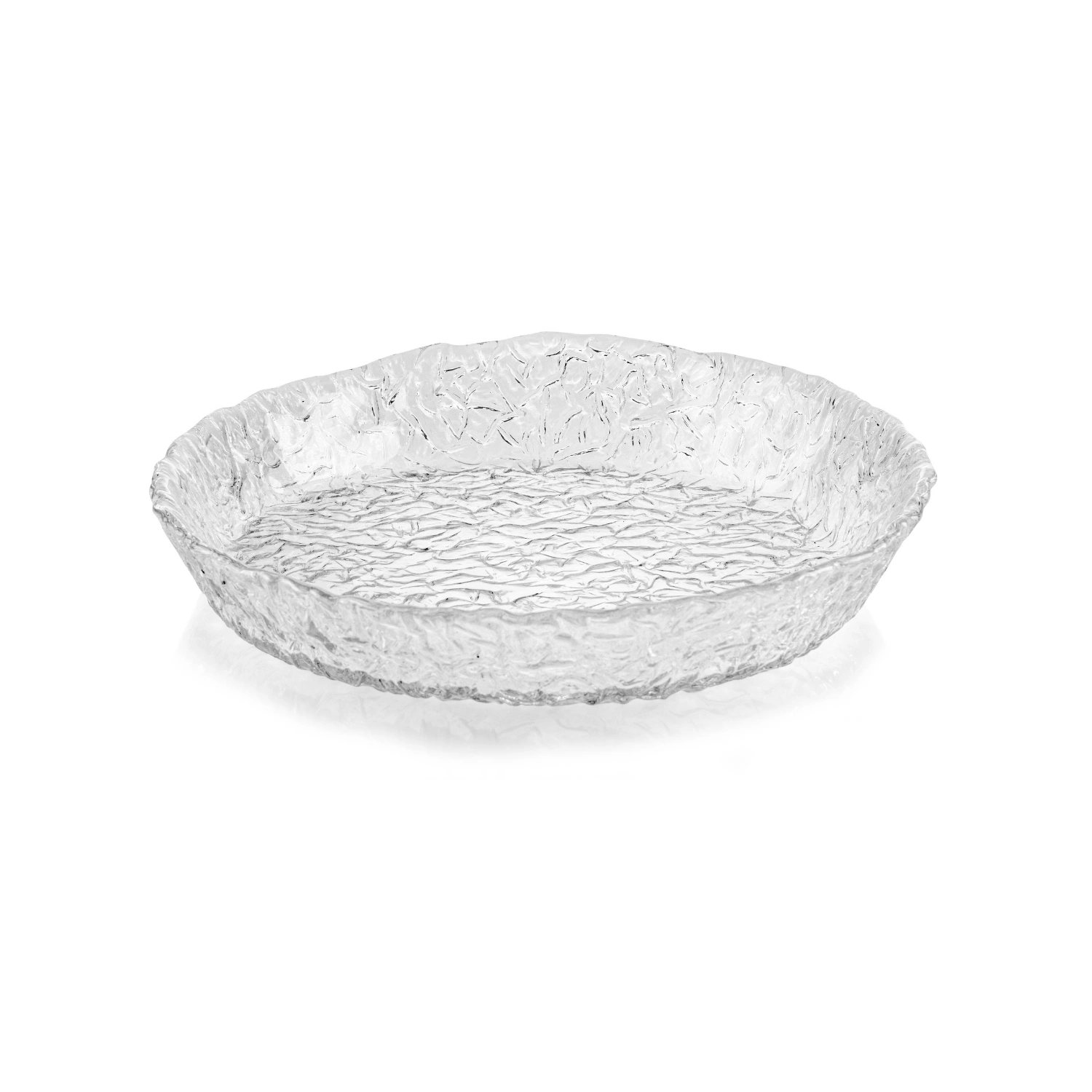 Ice transparent fruit bowl Ø 32 cm
